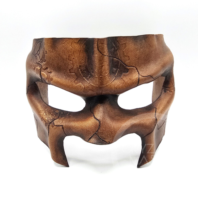 Steampunk leather mask