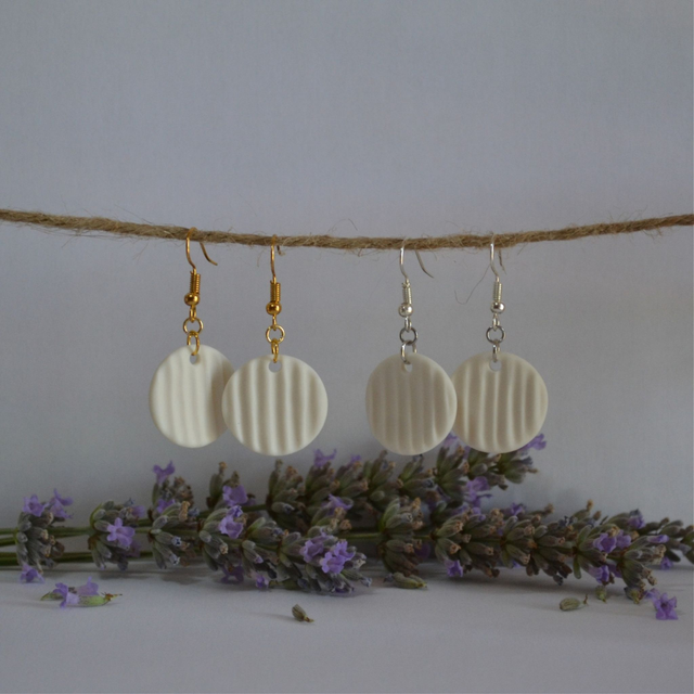 Boucles d'oreilles "Rayures"