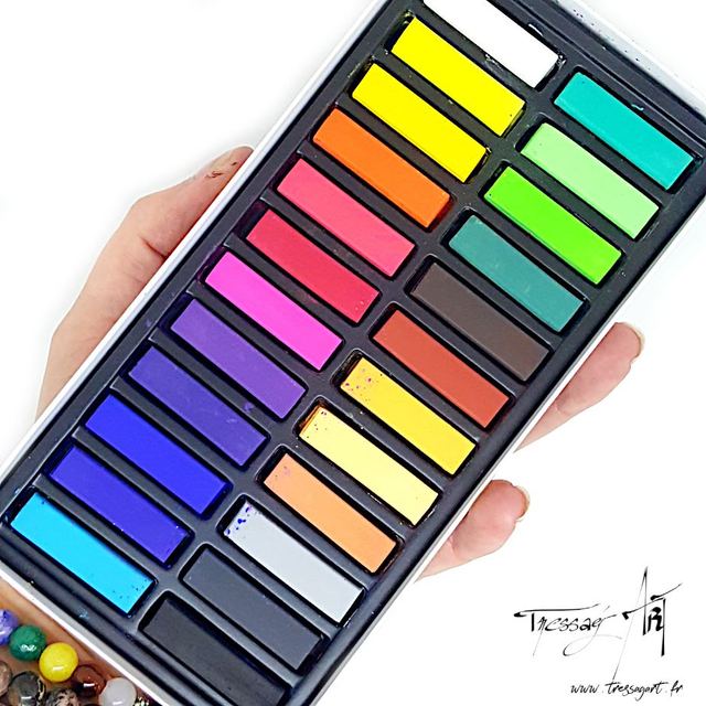 FABER CASTELL - MINI PASTELS SECS PAR 24 - FB045