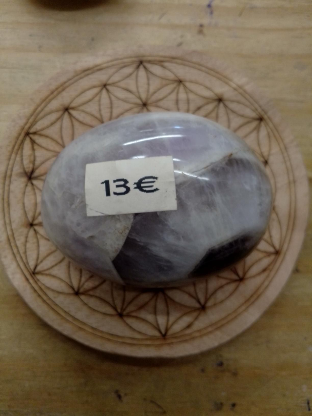 améthyste à chevrons (galet) 