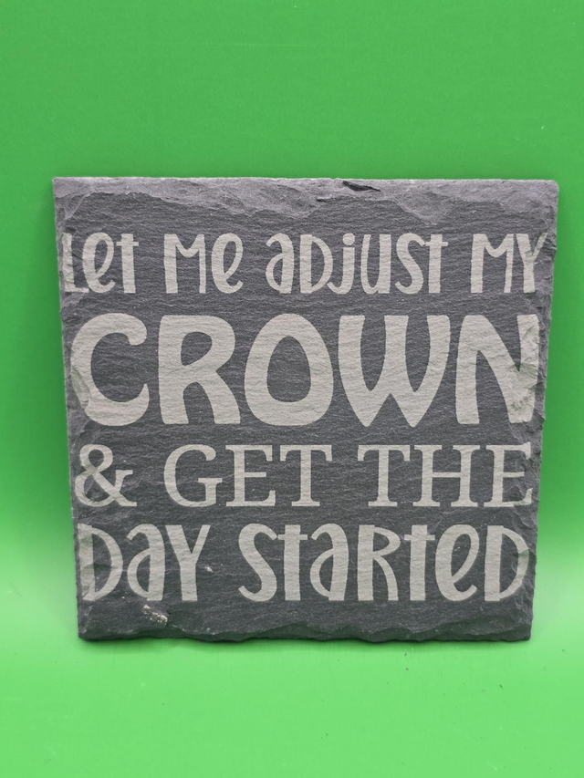 Let me adjust my Crown & get the day started