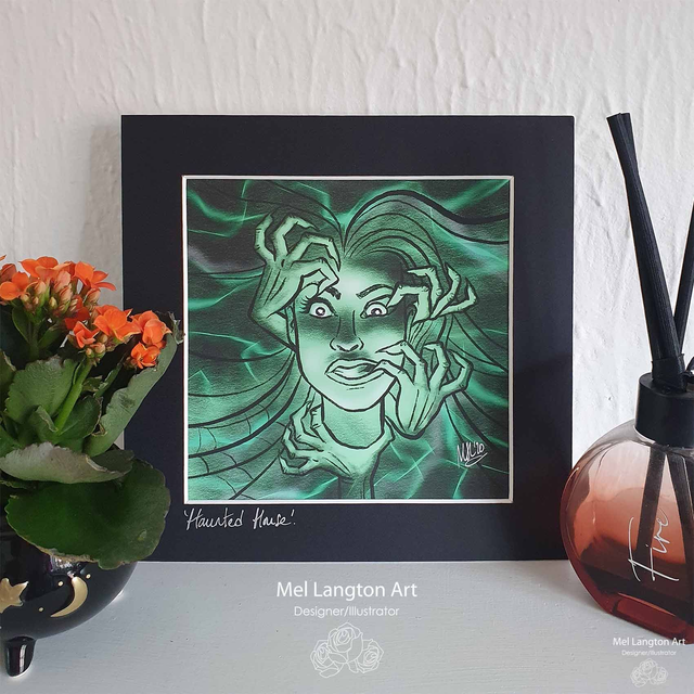 Haunted House Giclée Print