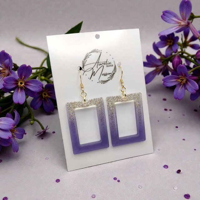 Boucles d'oreilles "Freesia"