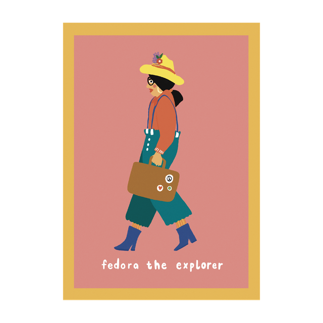 A3 Print - Fedora The Explorer V2