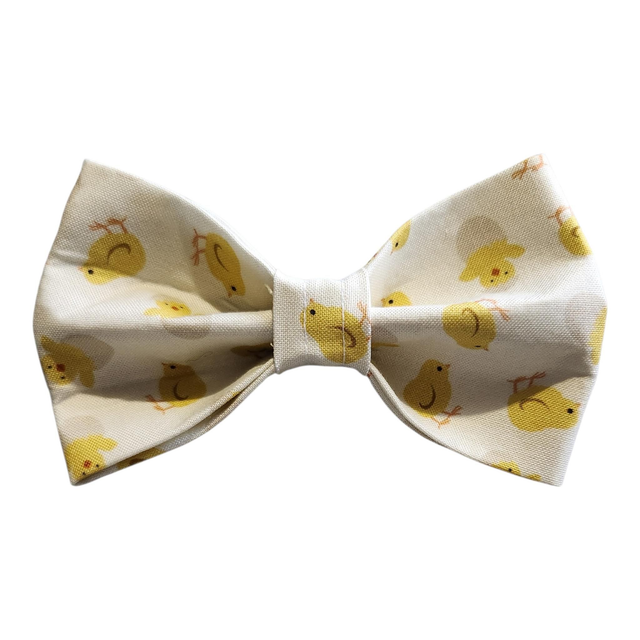 Easter Chick Dog Bowtie