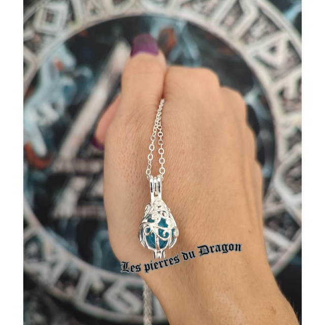 collier apatite bleue