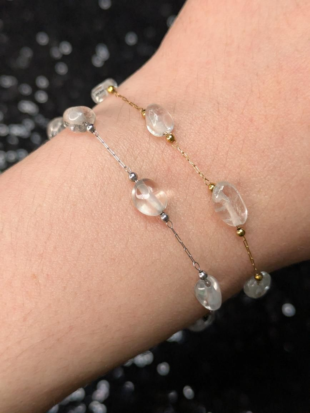 Bracelet cristal de roche 