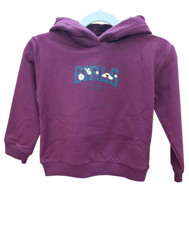 Sweat capuche bordeaux girls