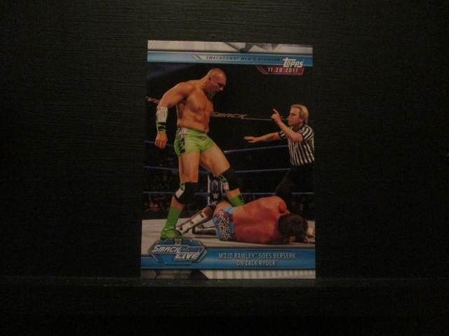 MoJo Rawley Goes Berserk On Zack Ryder - Champions Original Trading Card #72