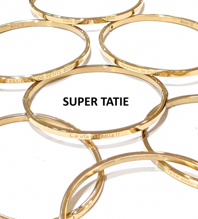 Jonc message graver SUPER TATIE