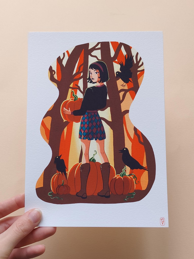 Pumpkin forest A5