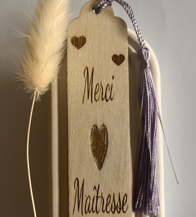 Marque-page en bois