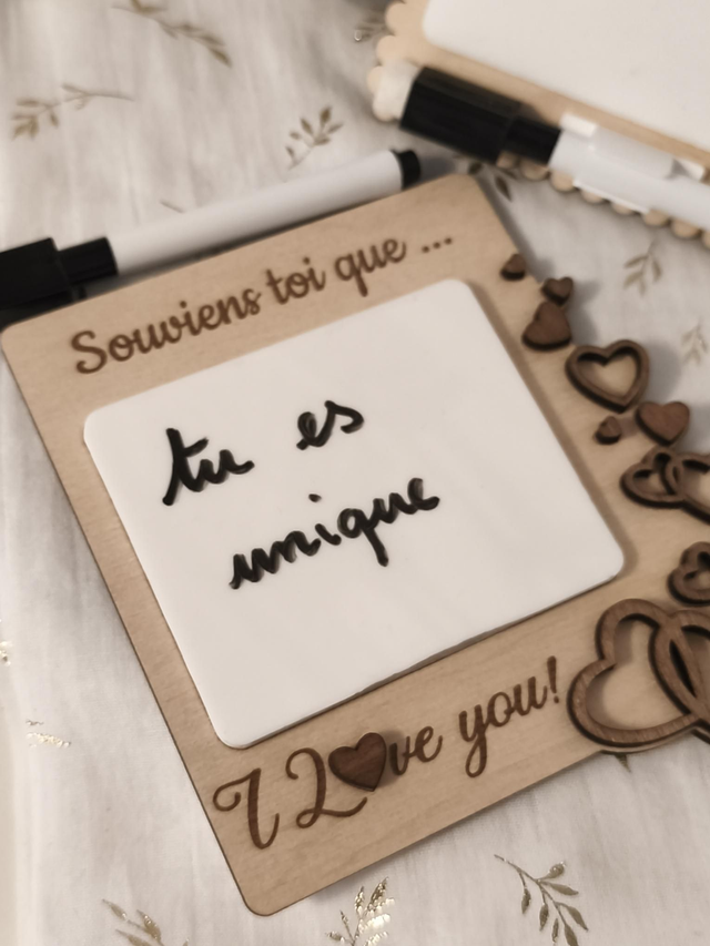 Mémo aimanté – Mots doux du quotidien