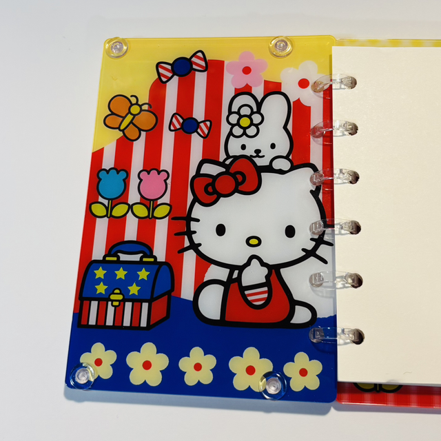 Acrylic Shaker Hello Kitty Notebook