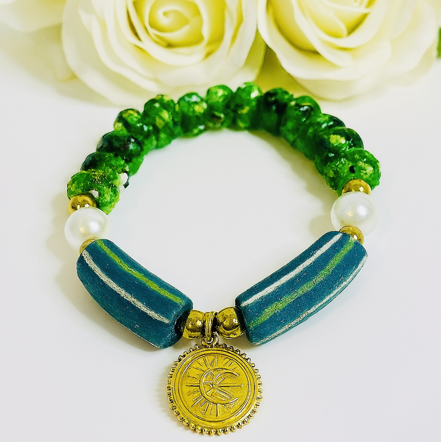 Evenwicht & Energie – Armband met Zon en Maan