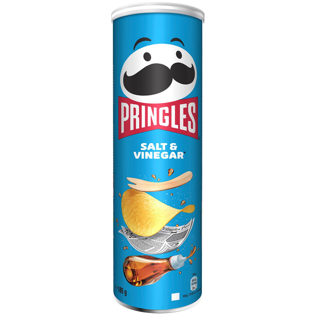 Pringles Salt &amp; Vinegar 185g