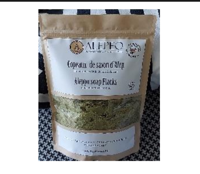 Copeaux de savon d'Alep pour votre lessive écologique