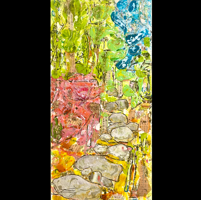 L’ Écriture des Couleurs - 50x100cm - 2017