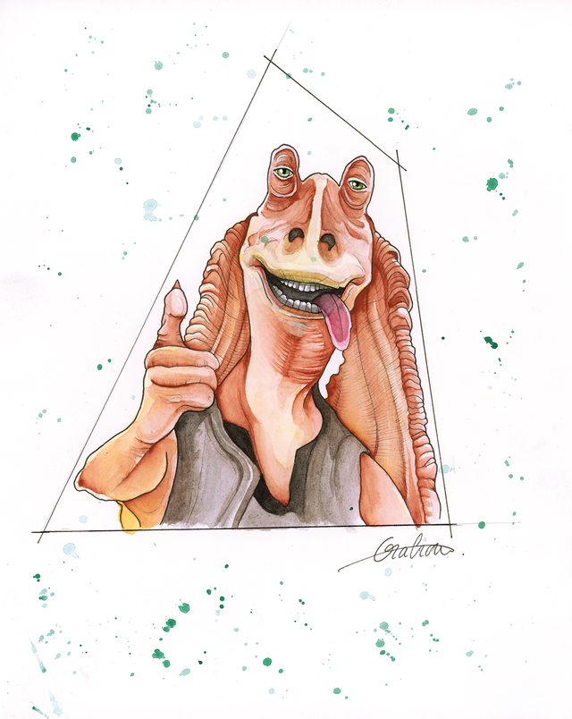 JarJar réinterprétation - Star Wars