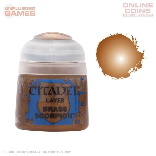 Games Workshop Citadel Layer Paint 12mL Brass Scorpion