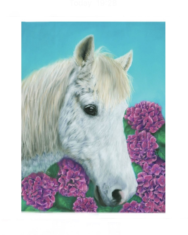 Print (large) 'MOBLIE' (Olde Manegepeerd) 