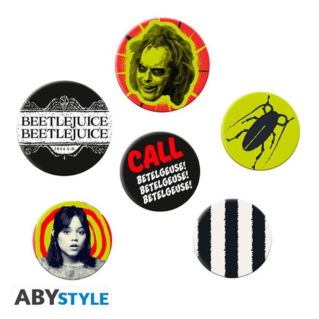 Beetlejuice Beetlejuice Badge Pack