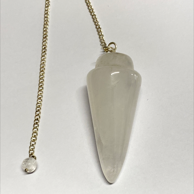 Péndulo cuarzo blanco