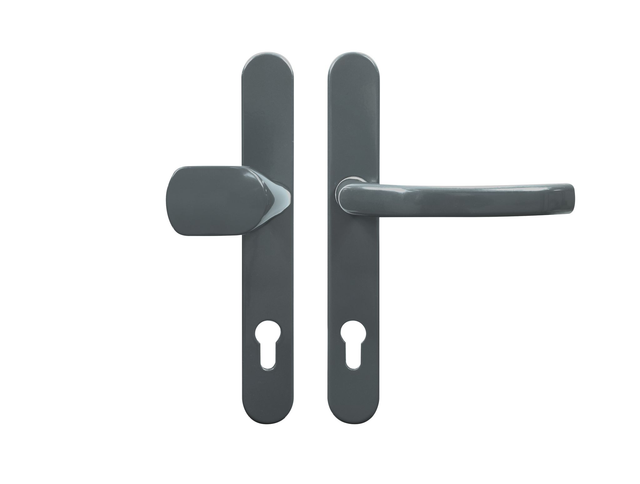 Hliníkové kování pro plastové dveře F7016 klika/koule