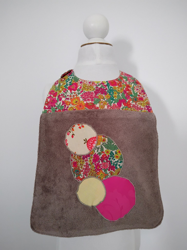 Bavoir Liberty Fleuri