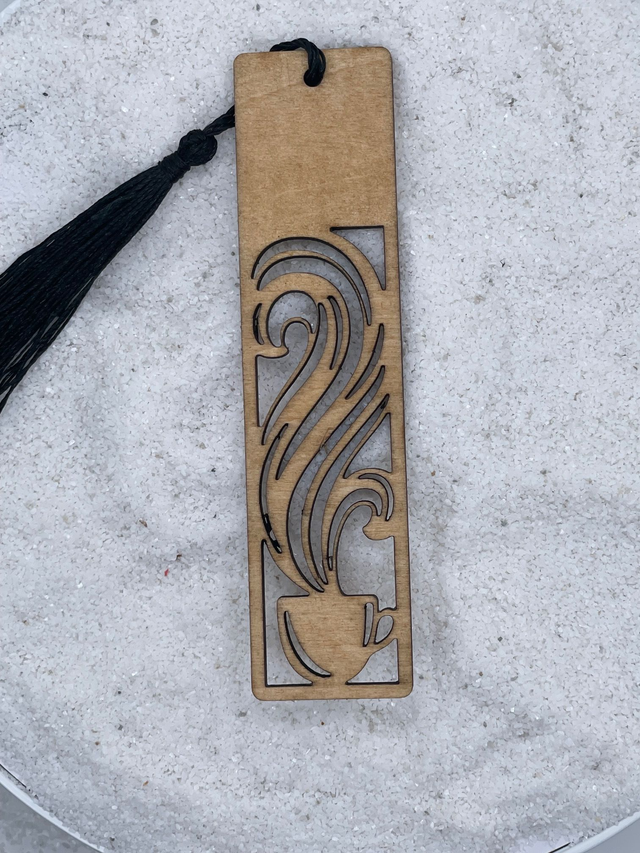 Marque page tasse à café.