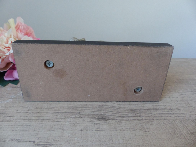 Grande sculpture éléphant métal couleur argent sur socle en bois, figurine éléphant trompe levée décoration bureau joie force paix sagesse