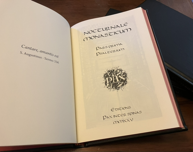 Nocturnale Monasticum- 1 - Psalterium