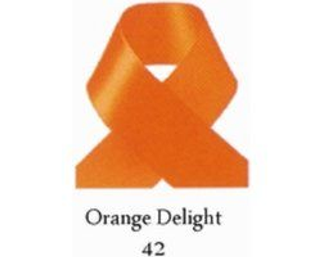 Satijnlint 15 mm (42) Oranje