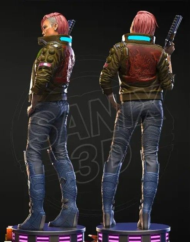 STATUE CYBERPUNK 2077 LADY série gaming