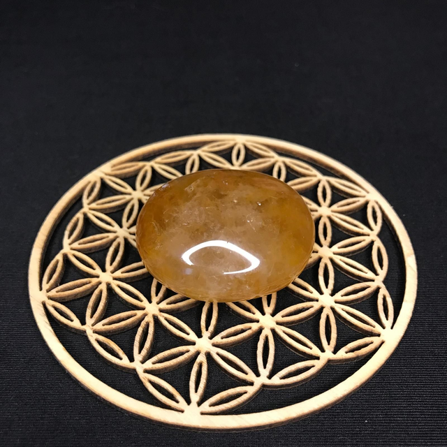 QUARTZ LIMONITE &quot;Golden Healer&quot; - Galet 1 [ ZAMBIE / Afrique Australe]