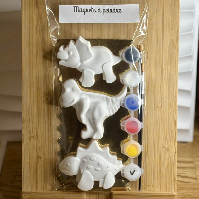 Kit de magnets à peindre (dinosaure 2)