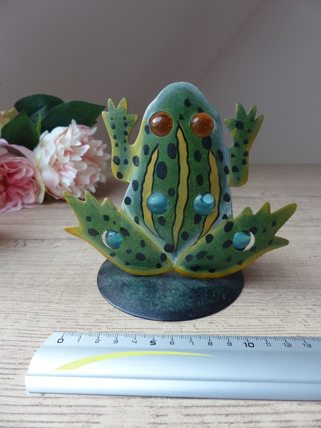 Bougeoir Photophore Grenouille en Métal – Charme Campagnard & Esprit Vintage