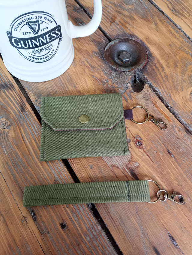 Ensemble porte carte et porte clé 