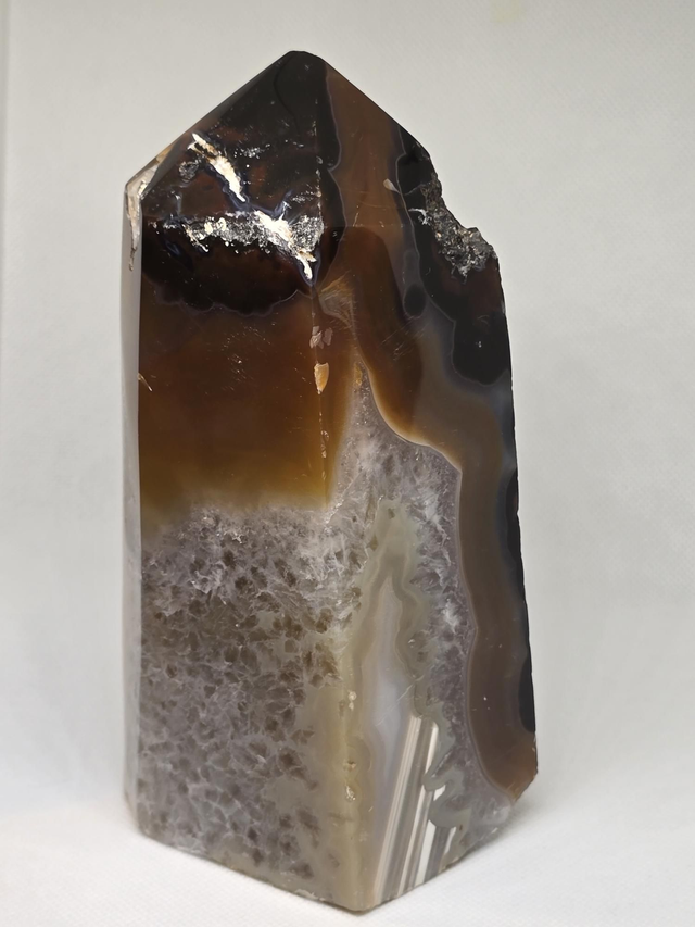 Agate cristallisée du Brésil