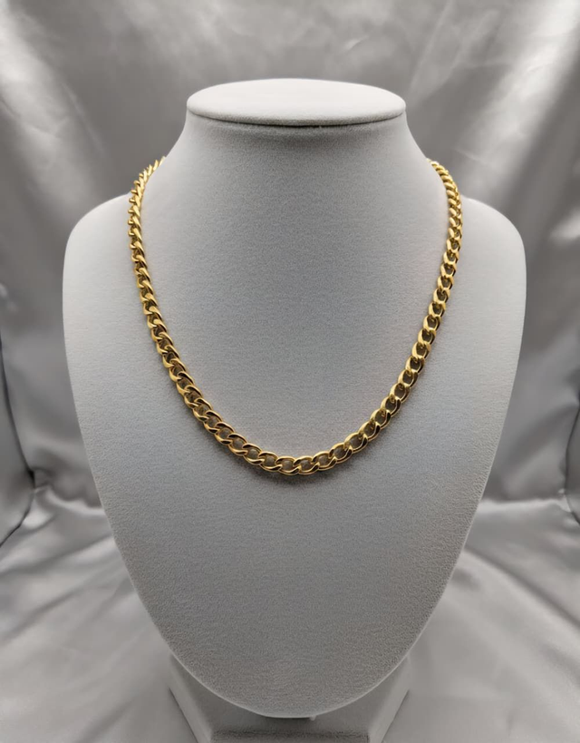 Collier Argent Lumière - Aço Inoxidável Dourado