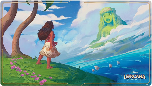 Ravensburger Moana &amp; Te Fifi Playmat Disney Lorcana Into The Inklands