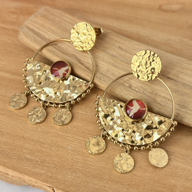 Boucles d’oreilles acier inoxydable 