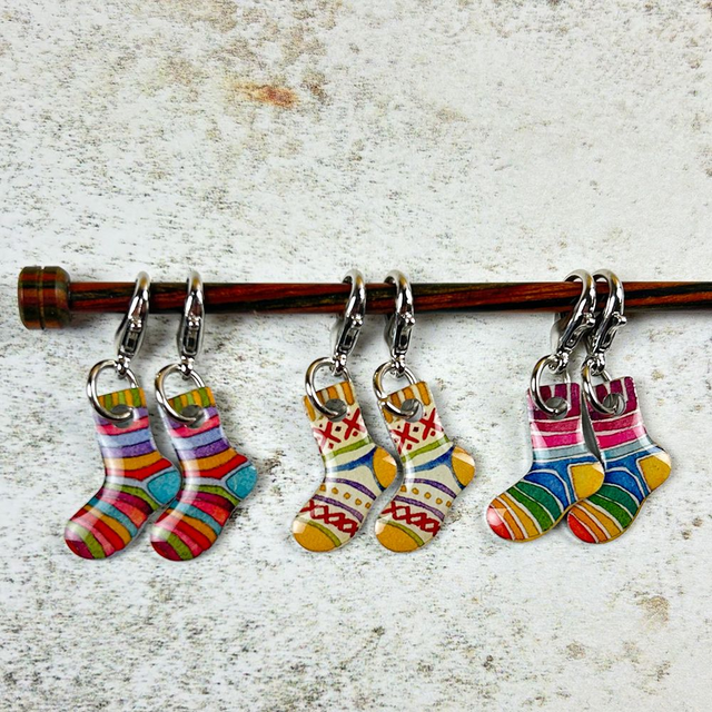 Stitch Marker Crochet - Sock set of 6   