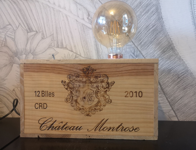 Lampe "Grand Cru brut d'atelier" – Style Vintage Industriel