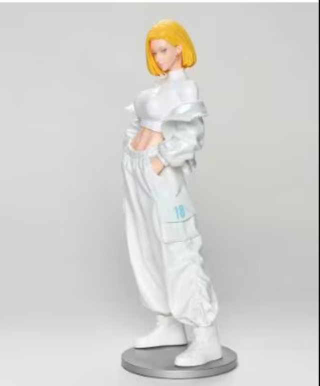 Dragonball Z collectors figuur Android 18 model wit (26cm)