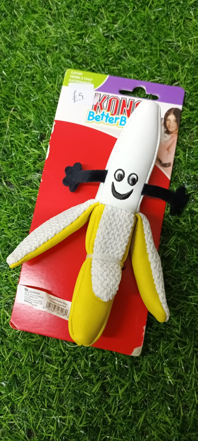 Kong better buzz banana tough non rip fabric 
