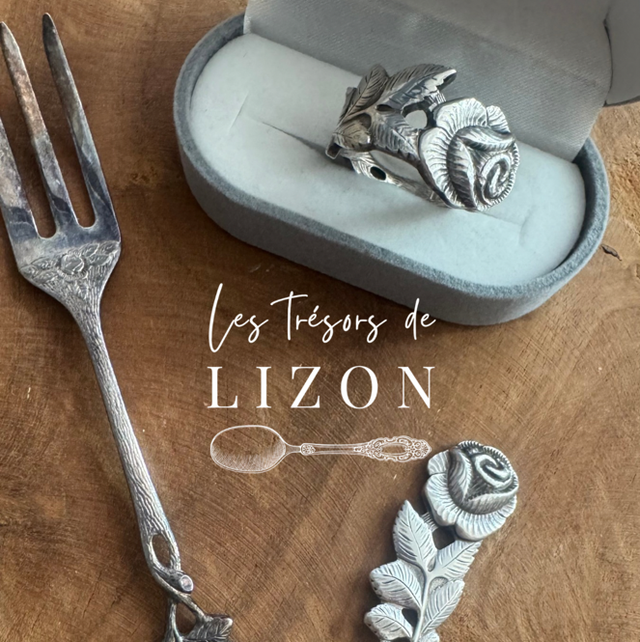 Bague cuillère Rose