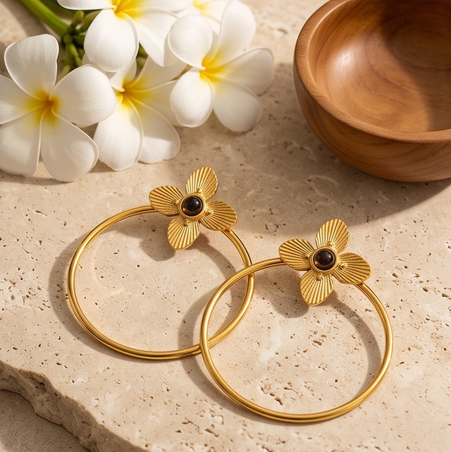 🤎 Boucles d'Oreilles Sari 🤎