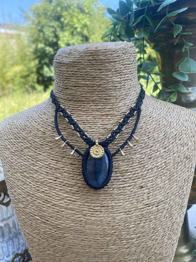 Collier UNIQUE - LABRADORITE