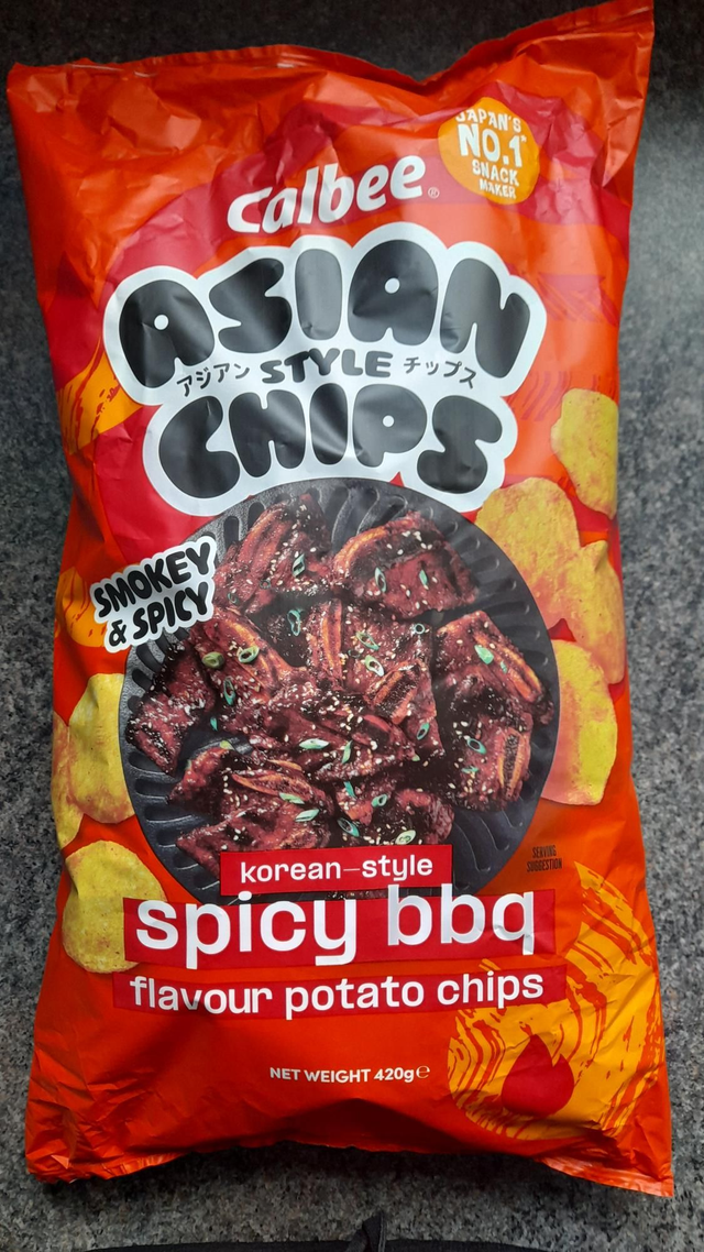 Spicy BBQ Asian Style Chips 420g